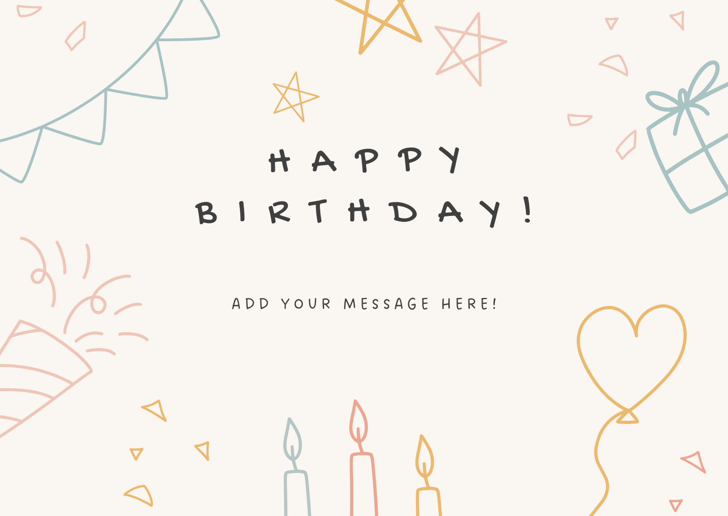 Playful Birthday Card