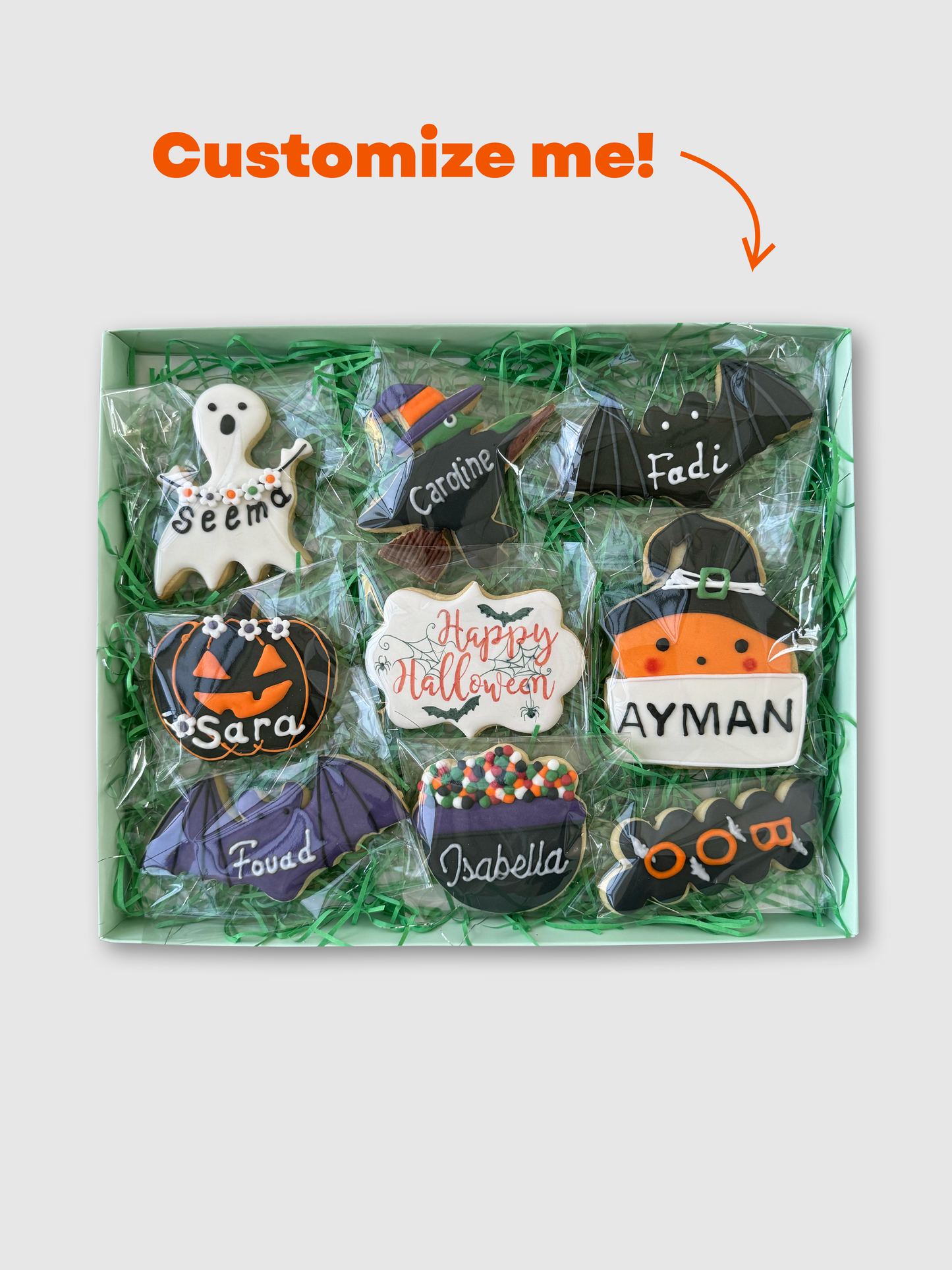 Halloween - Personalized Cookie Set