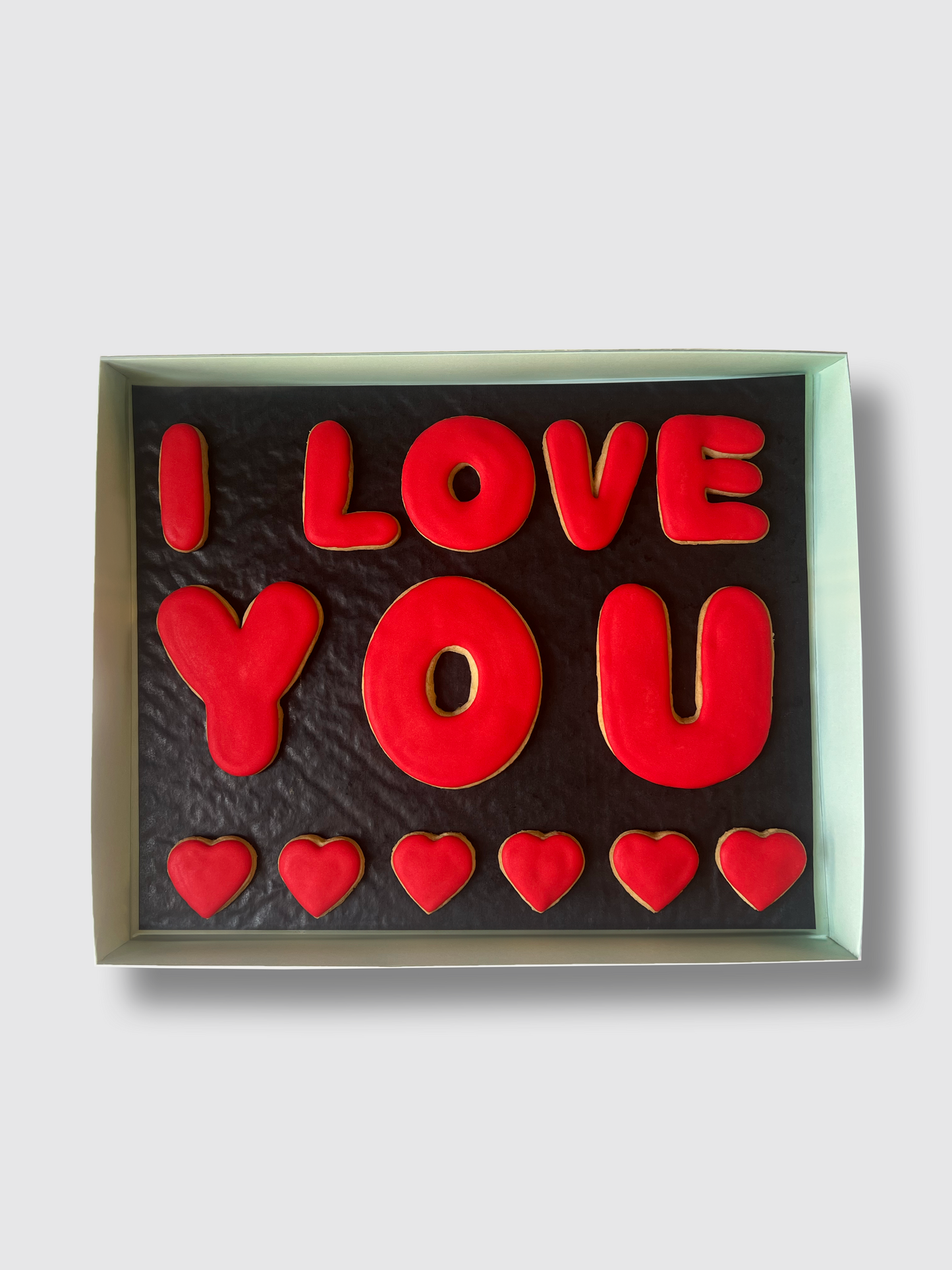 I Love You - Letter Cookie Box