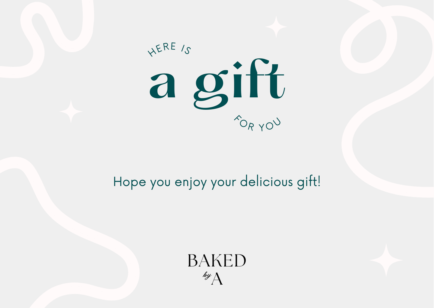Baked By A Gift Card