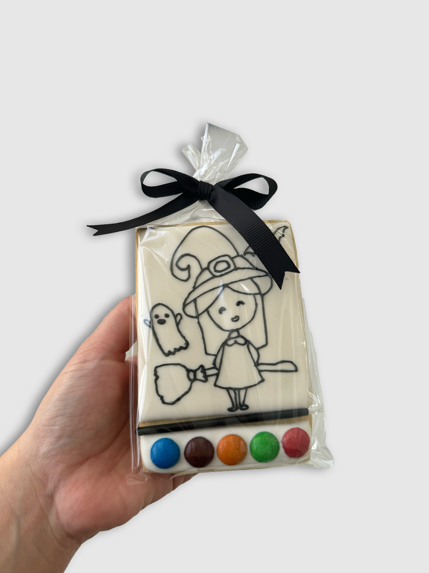 Halloween Paint Your Own Cookie - Witch & Pumpkin