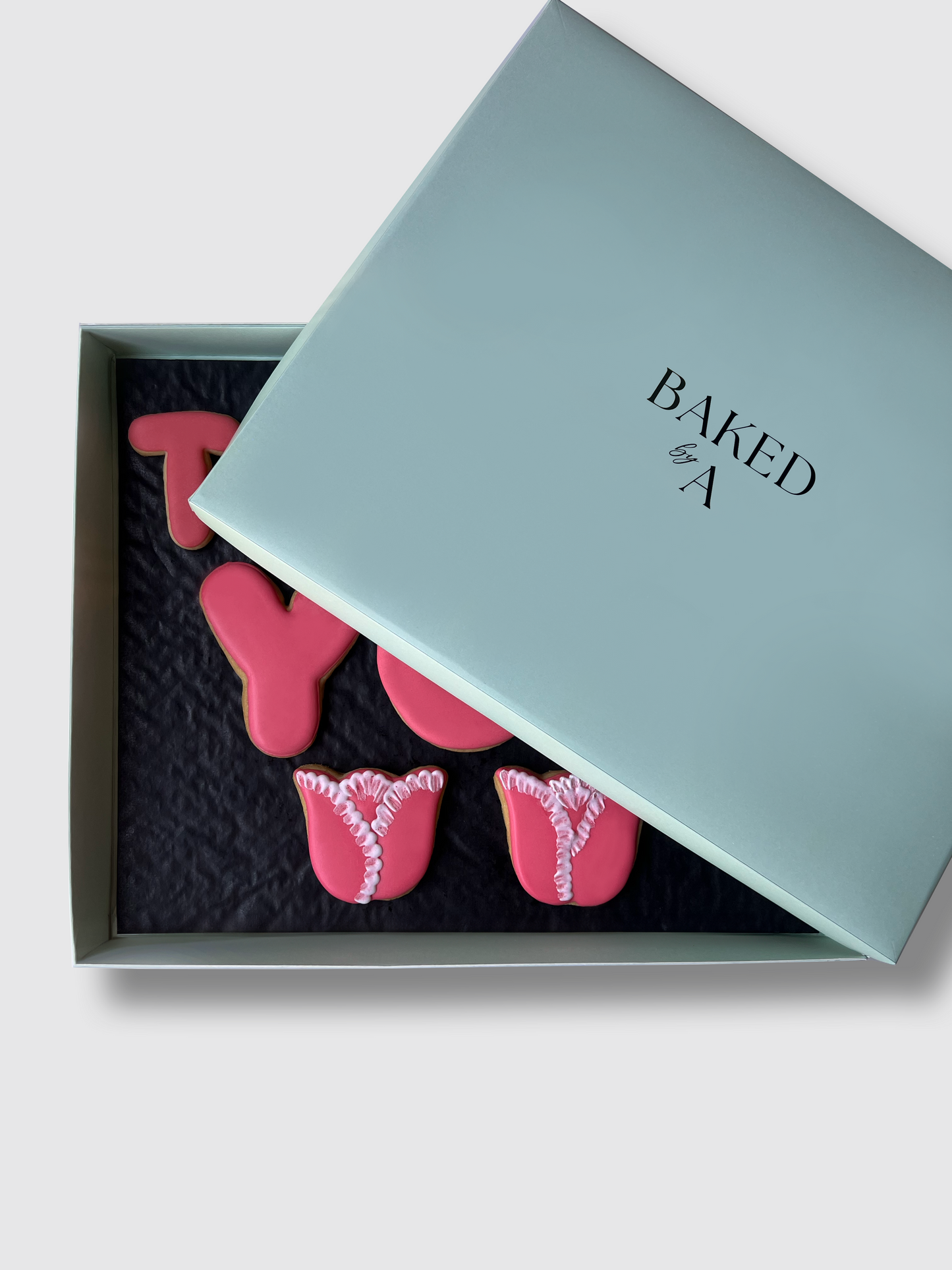 Pink Thank You - Letter Cookie Box