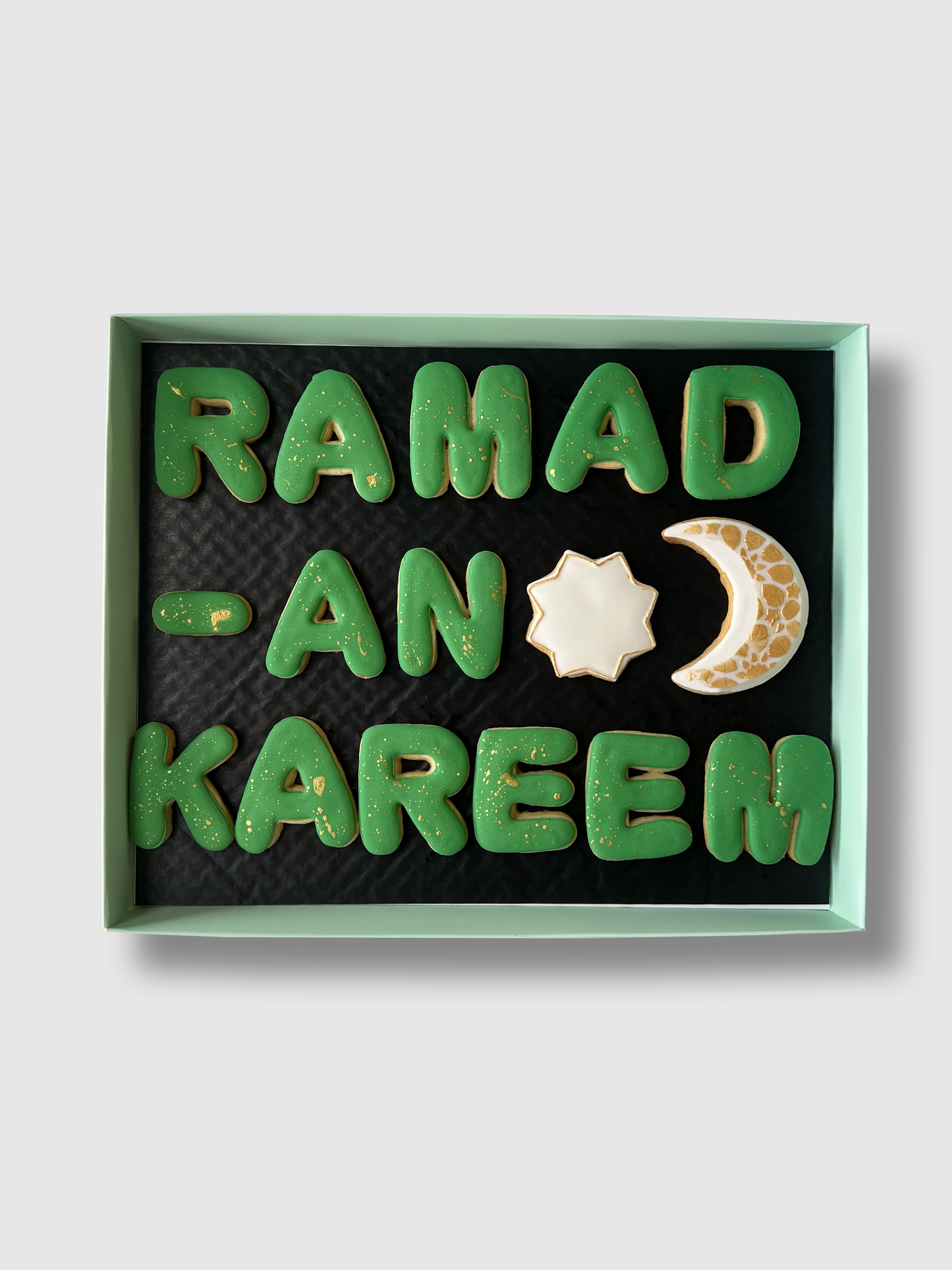 Ramadan Kareem - Letter Cookie Box